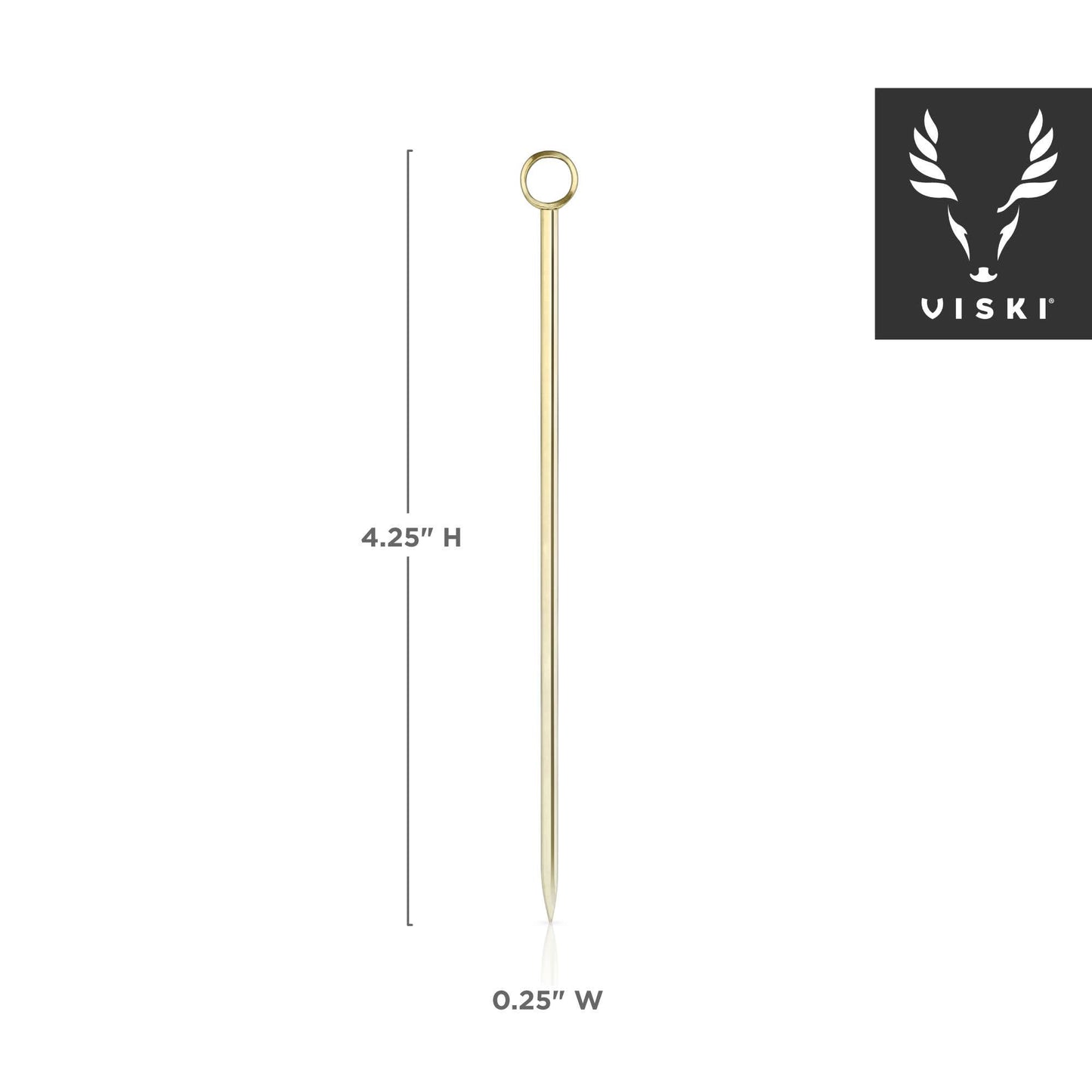 Belmont™ Reusable Gold Plated Cocktail Picks Set of 6