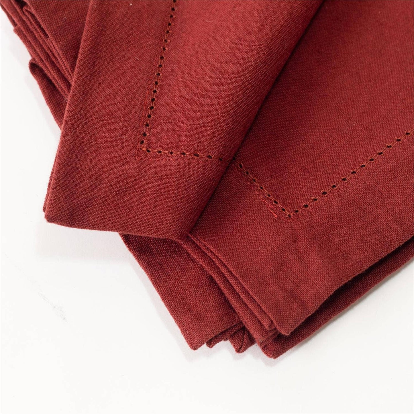 Stonewashed Linen Napkin - Garnet
