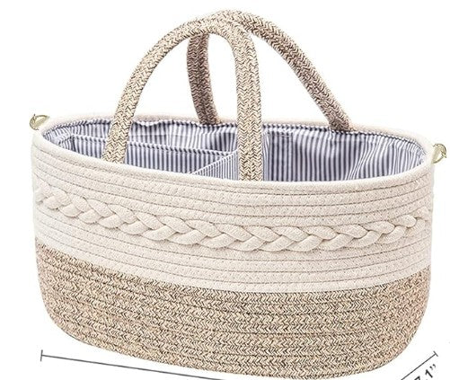 Cotton Woven Organizing Tote