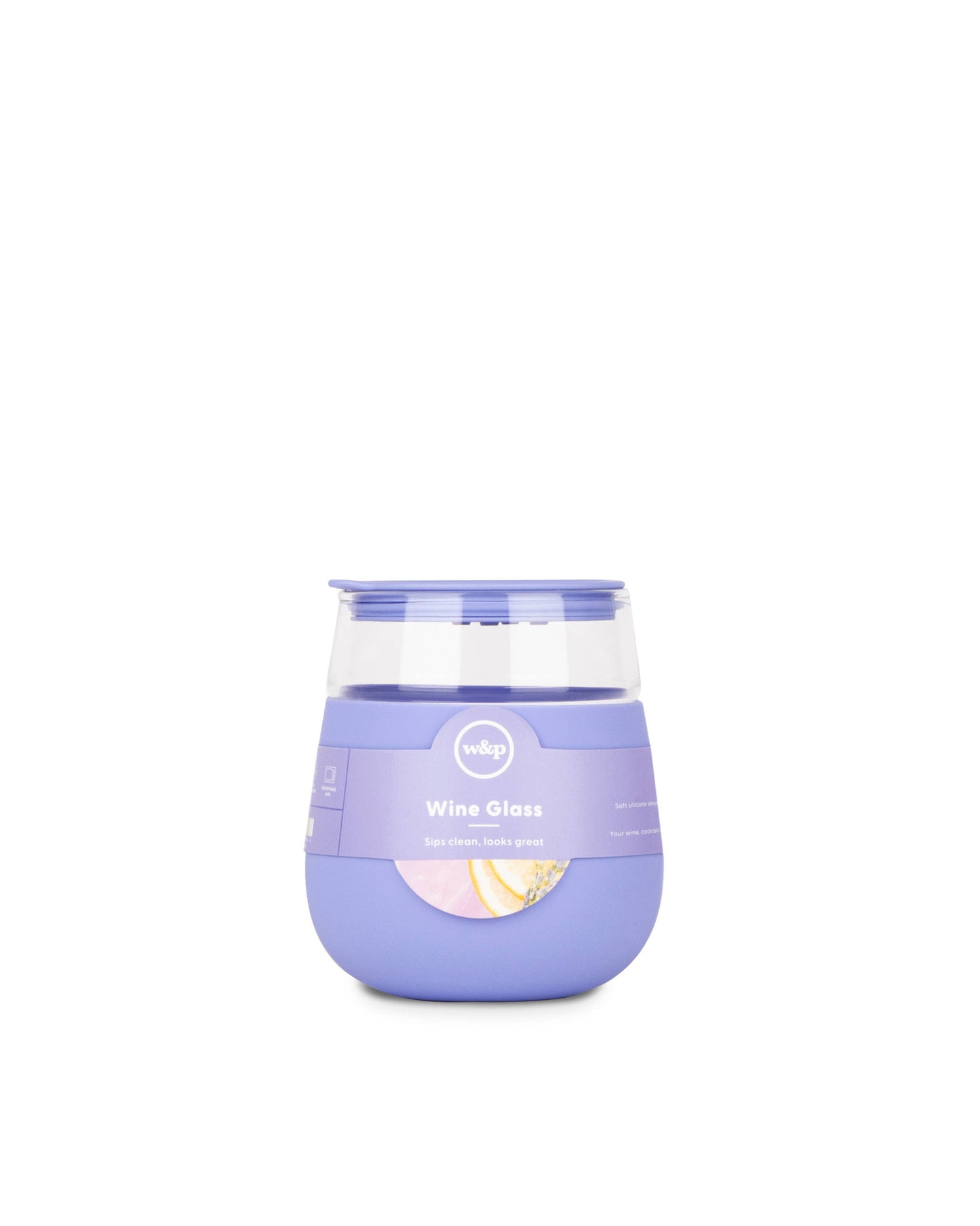 Wine & Drink Glass Cup with Silicone Wrap