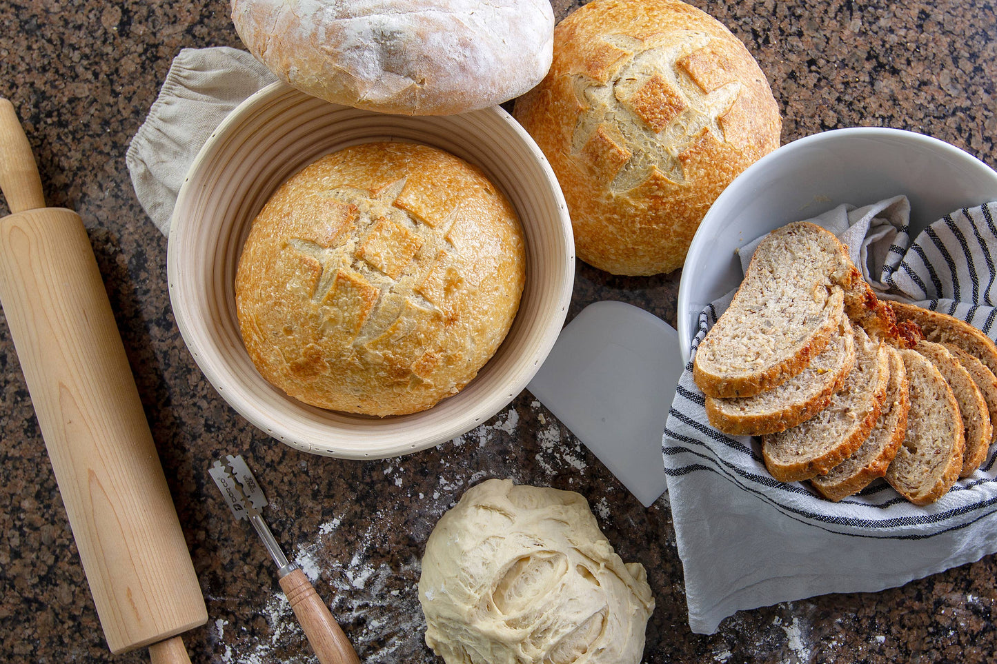 Stainless Steel Bread Lame With Handle, 15 Blades