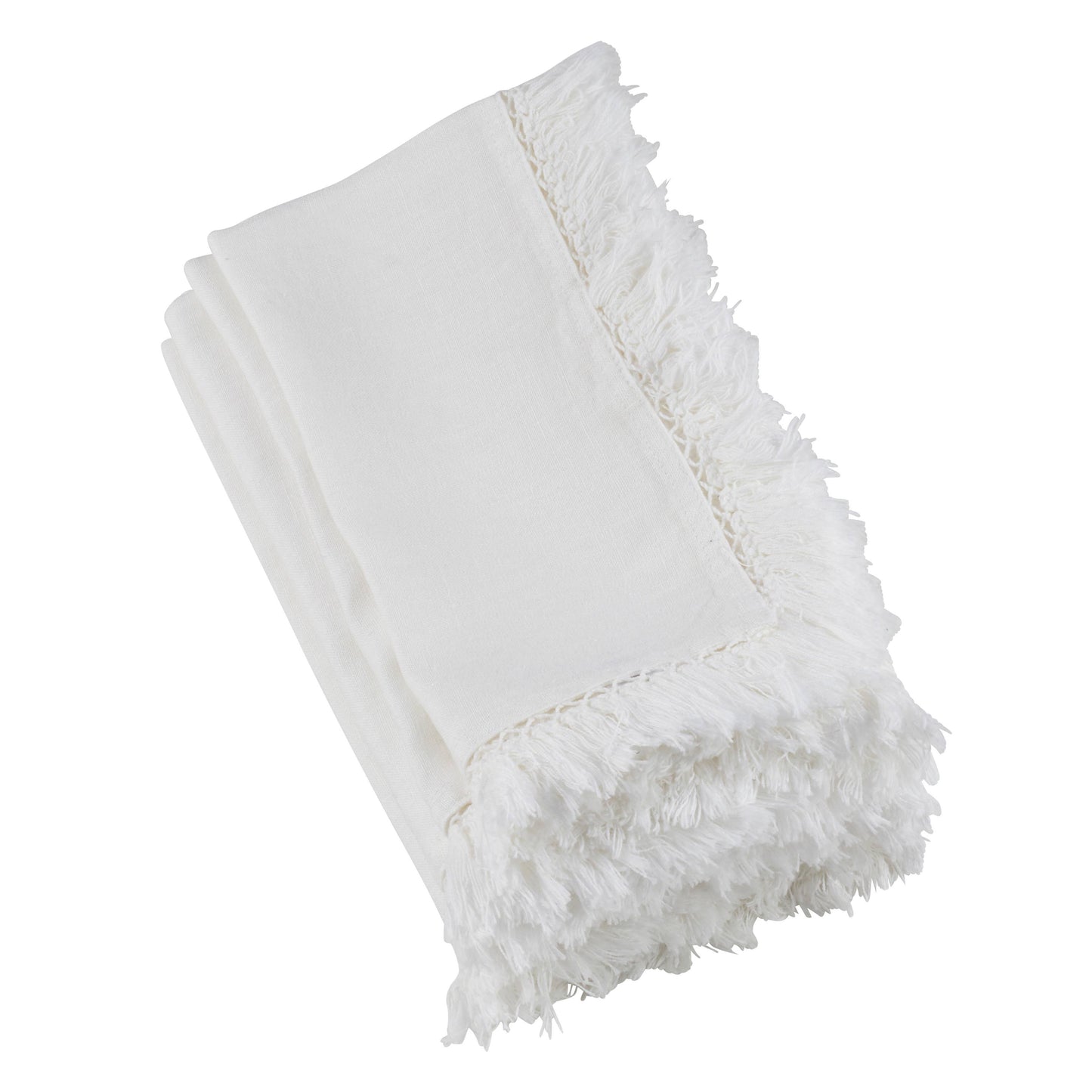 Stonewashed Fringe Napkin