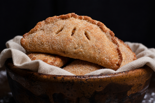 apple hand pies, apple turnovers, ginger, lemon, cinnamon