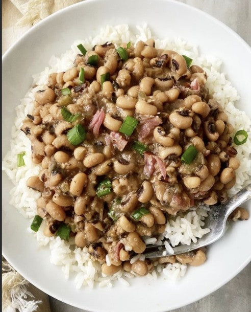 New Years Day:  Hoppin' John:  With Callicutt Blackened Cajun Spice