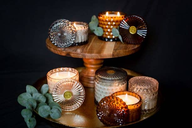 Rose Vanille 8oz Shimmer Candle