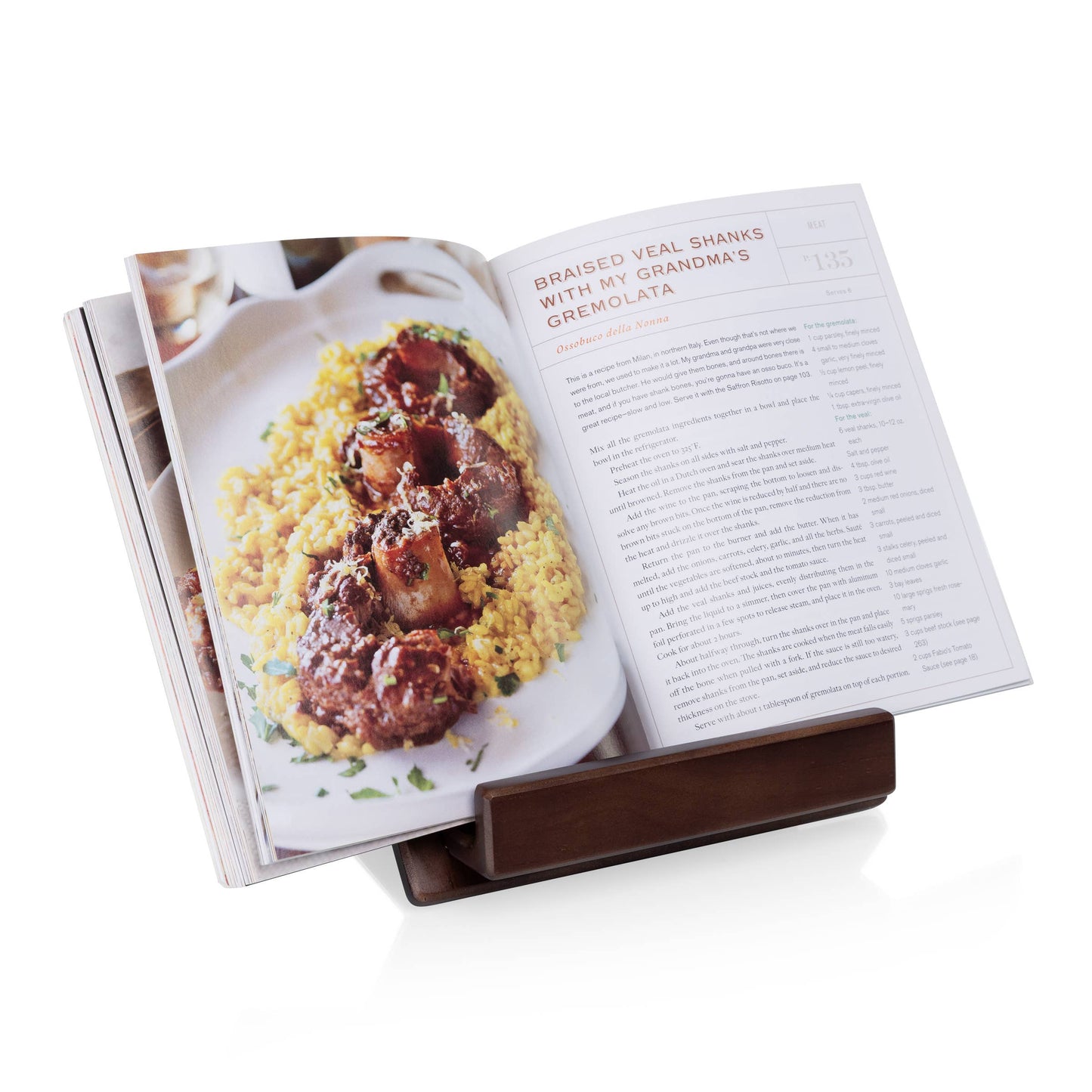 Cookbook Tablet Stand With Adjustable Design
