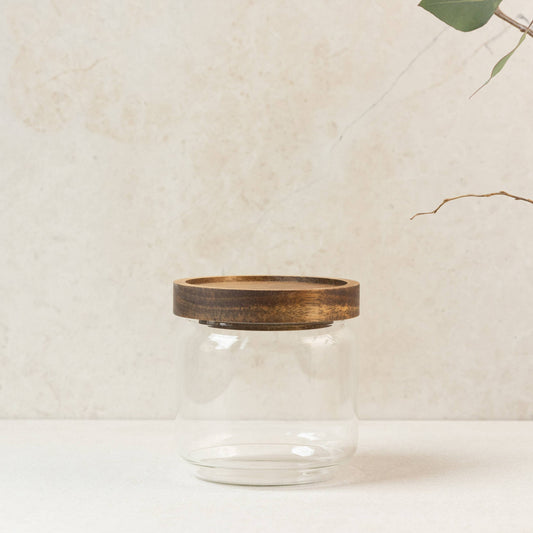 The Small Glass Canister