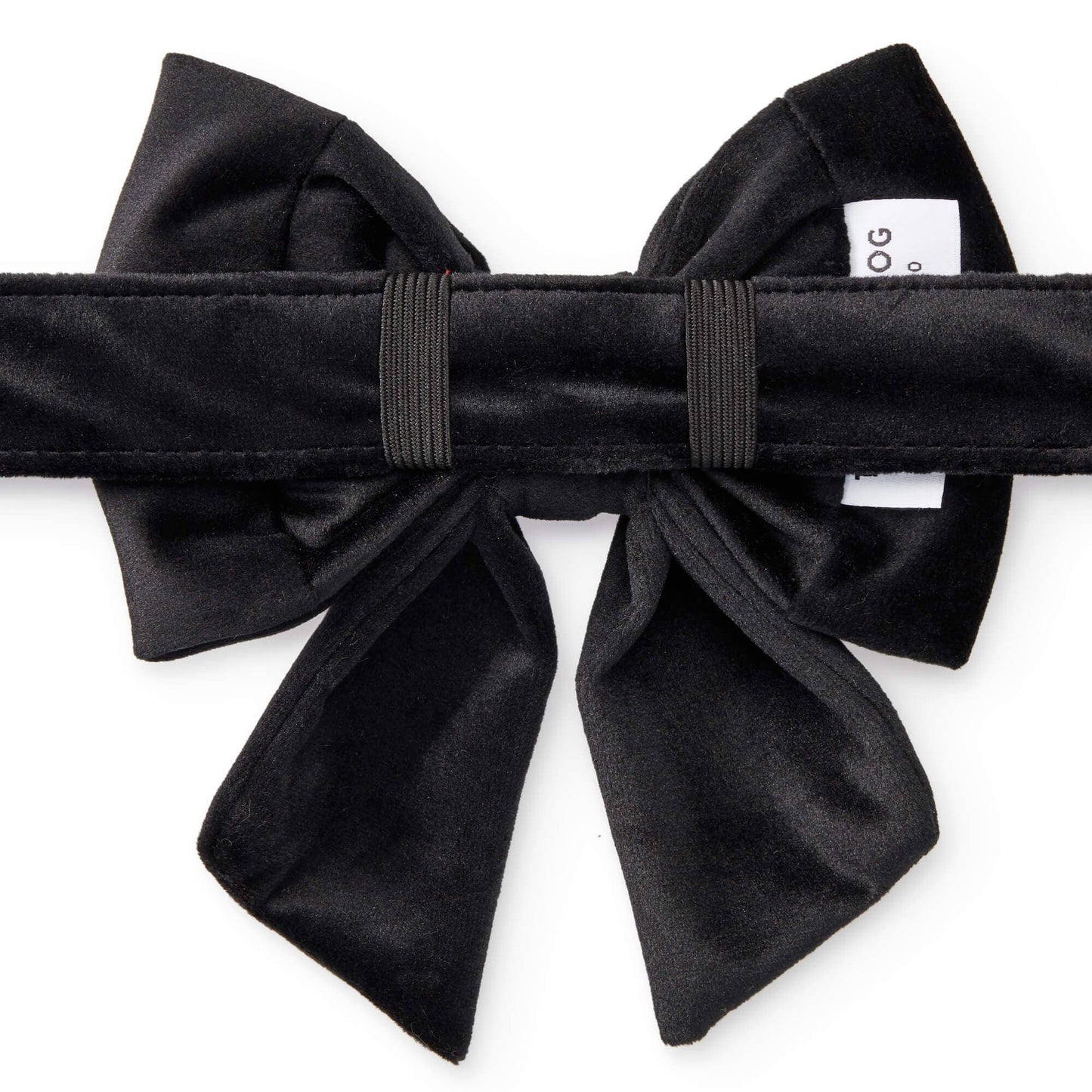 Foggy Dog Black Velvet Lady Dog Bow