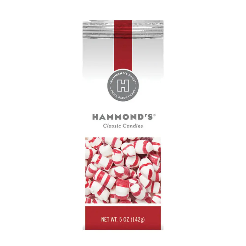 Hammond's All-Natural Classic Candy - Puffs - Peppermint -5oz Gift Bag
