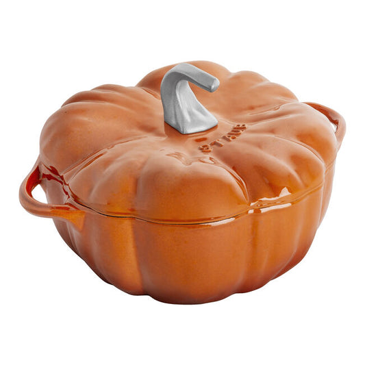 3.5 qt, Pumpkin, Dutch Oven With Stainless Steel Knob, Burnt Orange