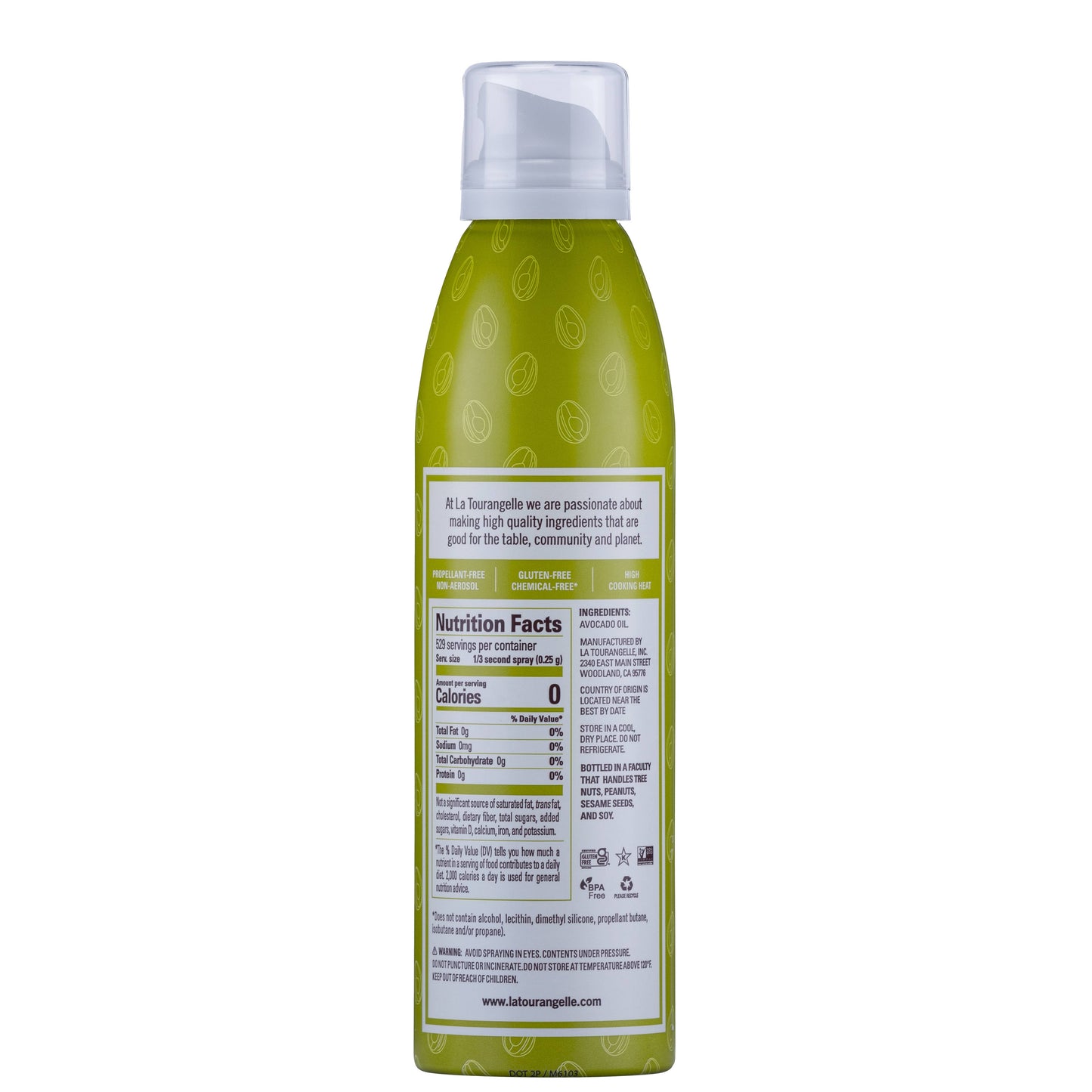 High-Heat Avocado Cooking Spray, 5 Fl Oz - 6 Units