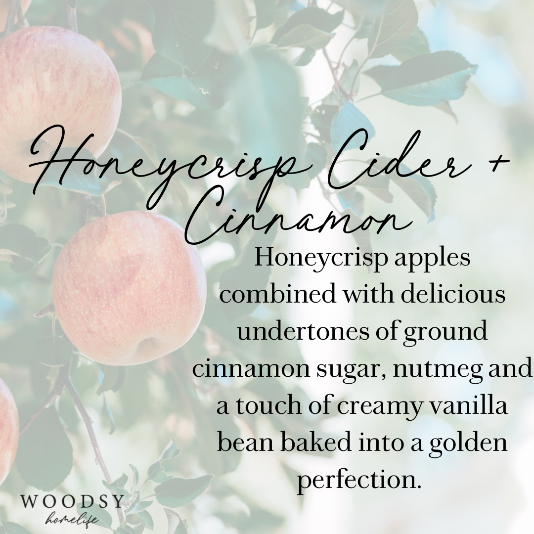 Honeycrisp Cider&Cinnamon-Solid Brass 14oz Pure Soy Candle