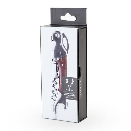 Admiral™ Rosewood Double-Hinged Corkscrew & Foil Cutter