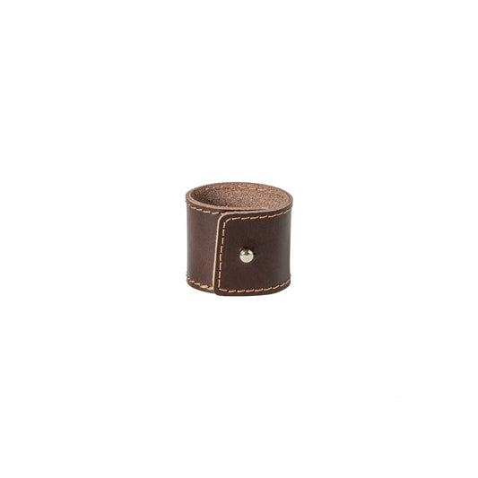 Set 4 Leather Napkin Rings