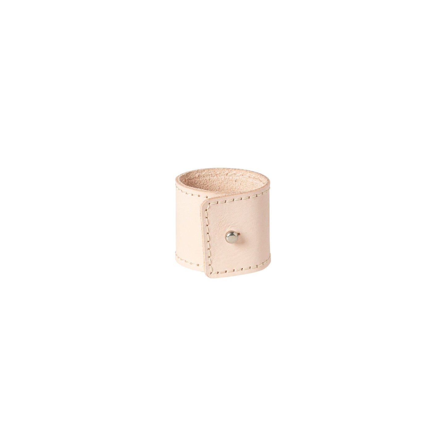 Set 4 Leather Napkin Rings