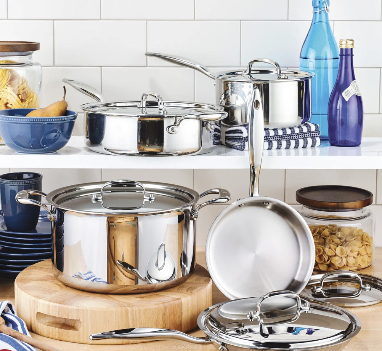 Heritage Steel 316Ti Titanium Series - 10 Piece Cookware Set