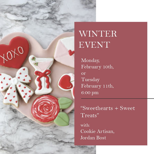 Sweethearts + Sweet Treats Cookie Class