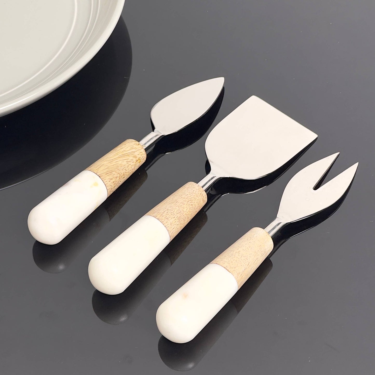 Marble Cheese Tools, Set of 3