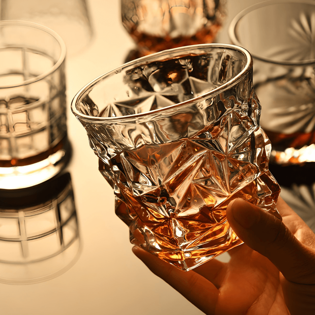 Vayu Japanese Crystal Whiskey Glass - Single