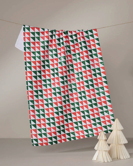 Christmas Evergreen Tea Towel