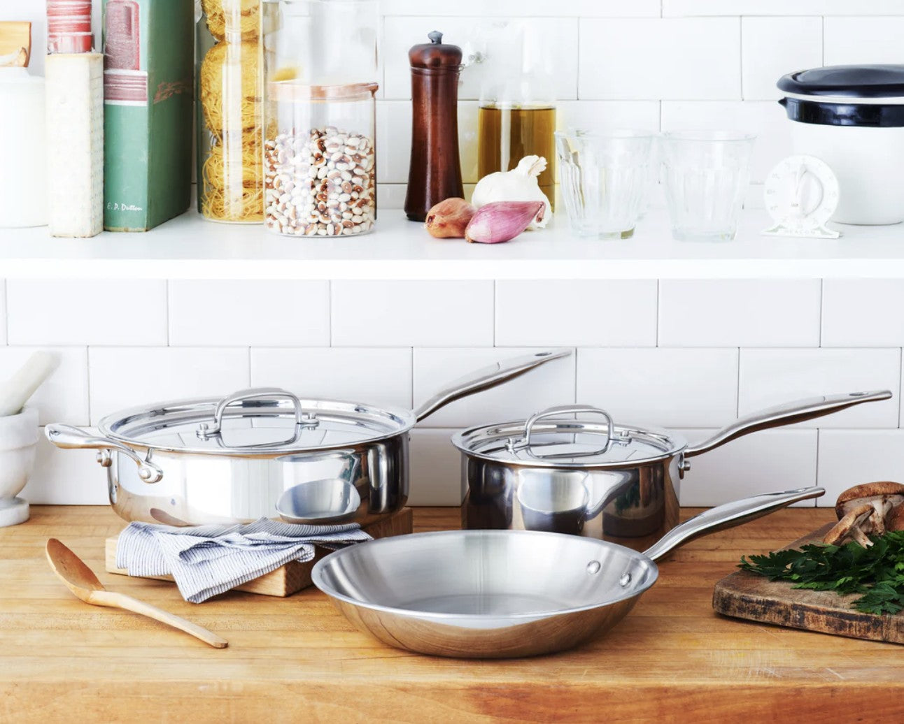 Heritage Steel 316Ti Titanium Series - 5 Piece Essentials Set