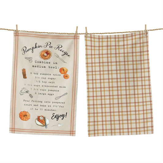 Pumpkin Pie Tea Towels