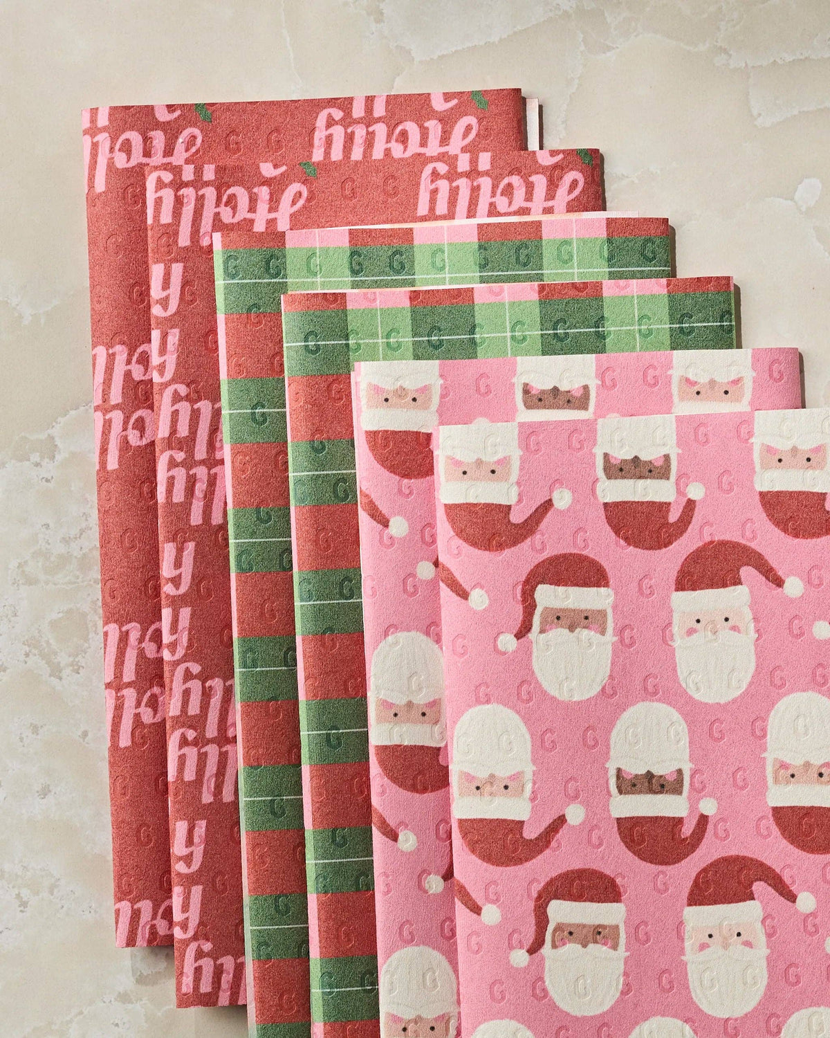 Geometry - Holly Jolly Santa Not Paper Towel - Holiday 2026