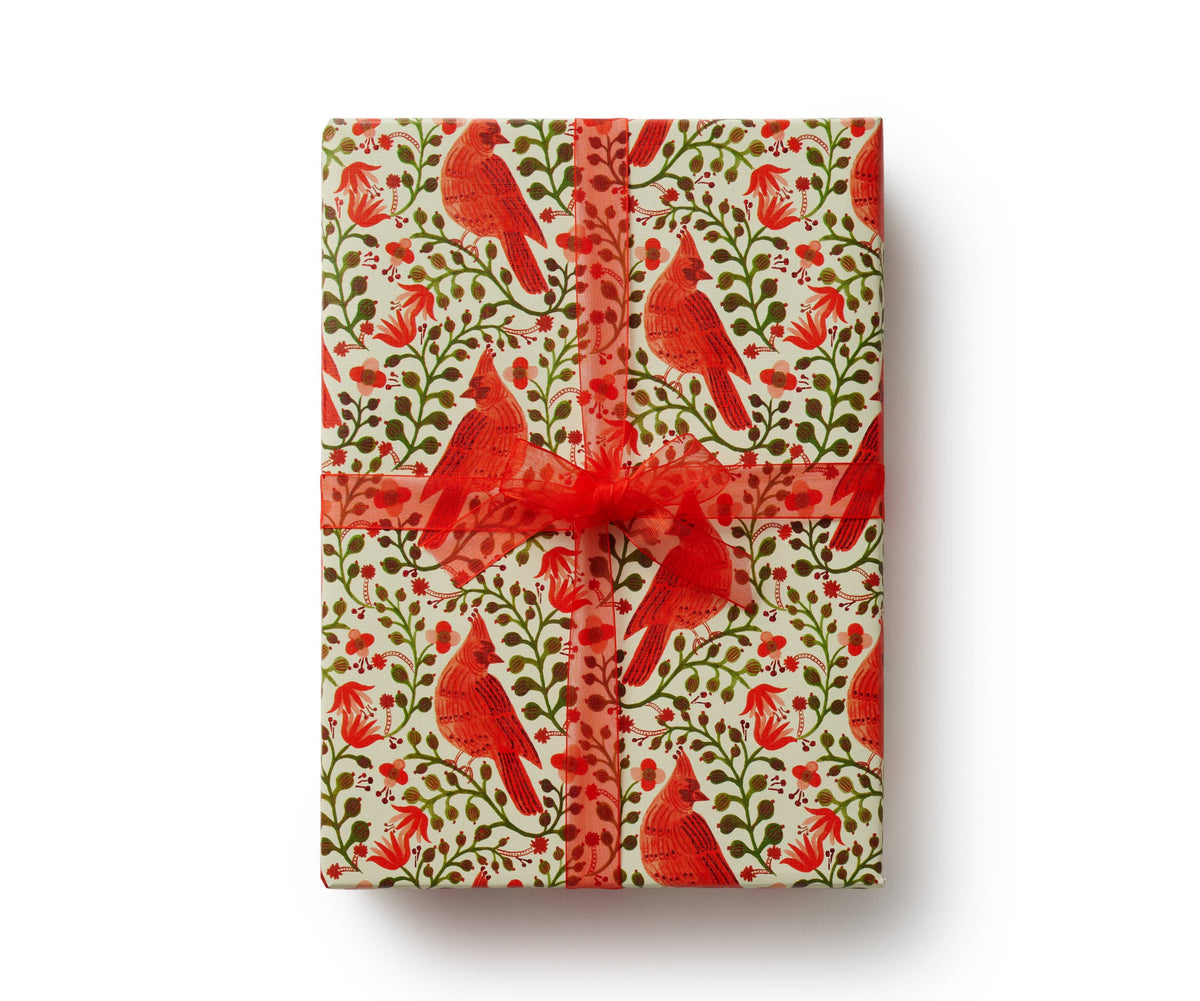 Rifle Paper Co. - Cardinals Wrapping Paper Roll