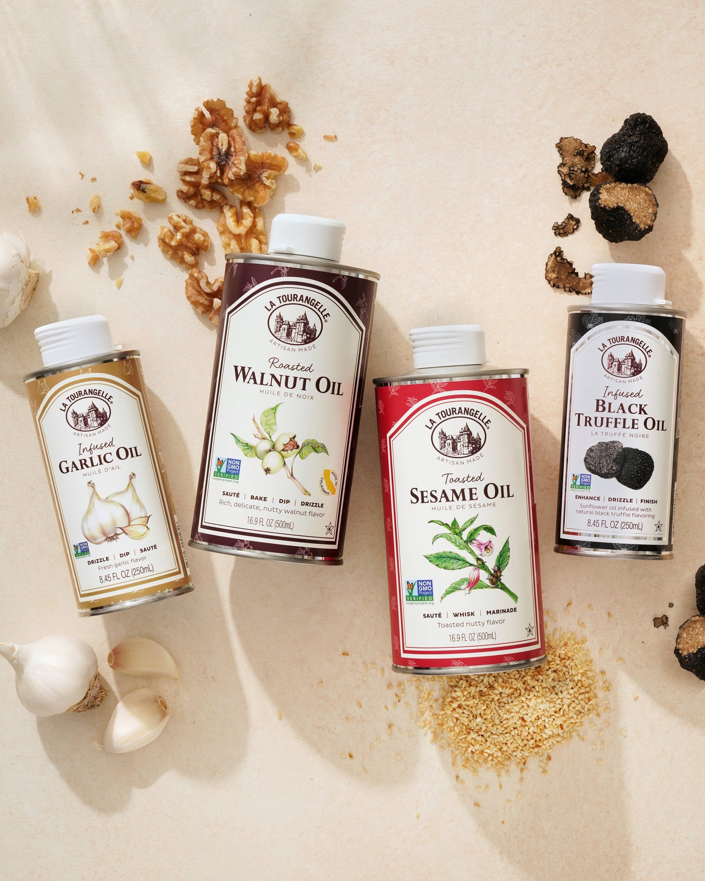 La Tourangelle Toasted Sesame Oil, 16.9 Fl Oz - 6 Units