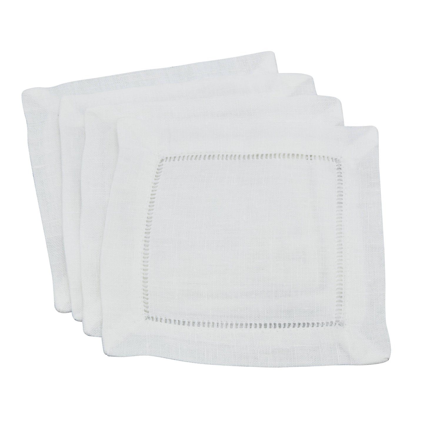 Classic Linen Hemstitch Napkin - pack of 4
