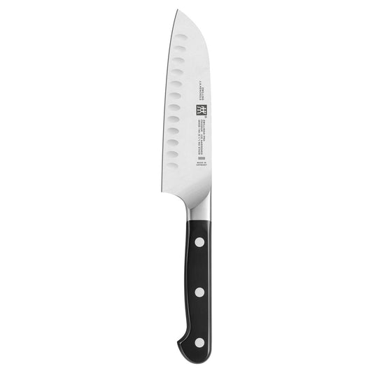 ZWILLING 7" Pro Hollow Edge Santoku Knife