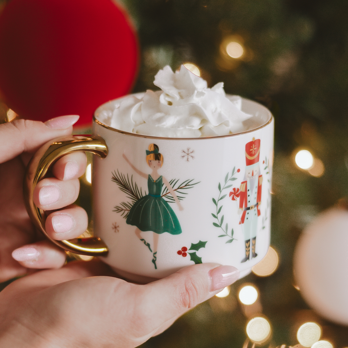 Ditsy Nutcracker Coffee Mug
