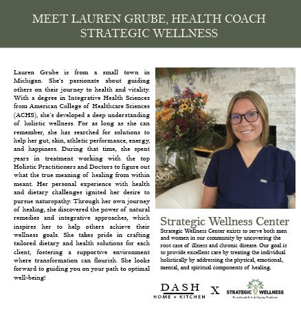 Cooking Series with Strategic Wellness.  Class 1:  Cilantro Lime Cauliflower Rice - Saturday, April 12, 2025