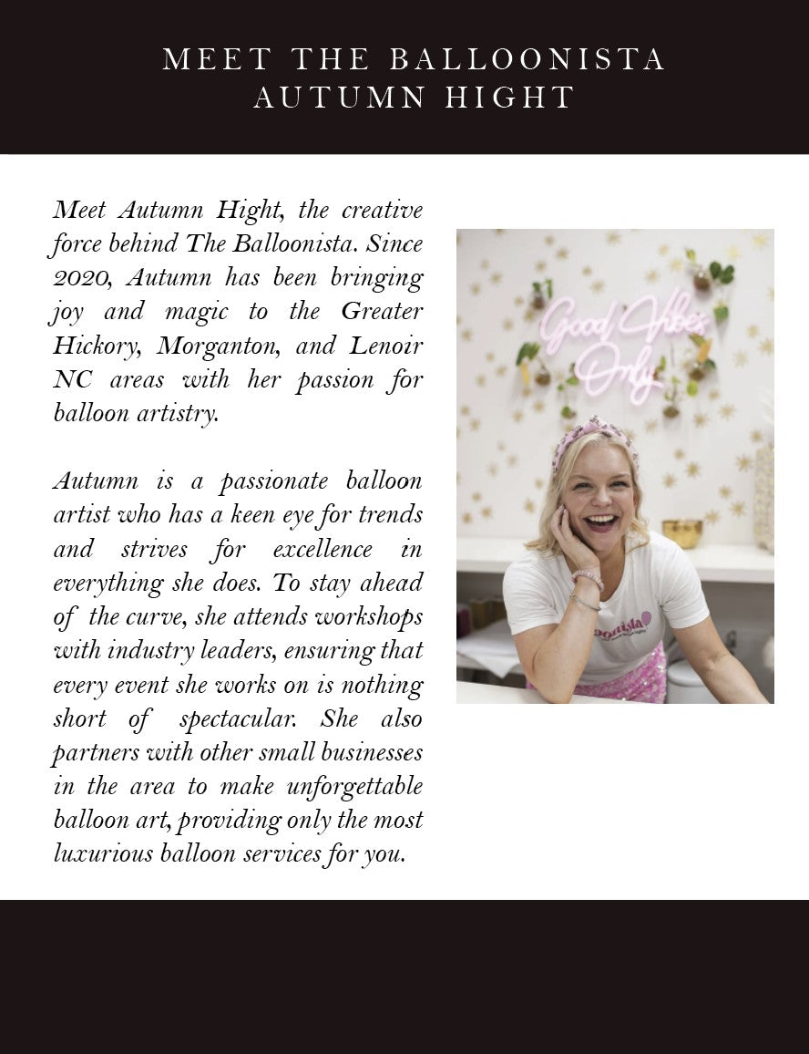 Spooky + Stylish Halloween Garland with the Balloonista.  Wednesday, October 22nd, 6:00 pm