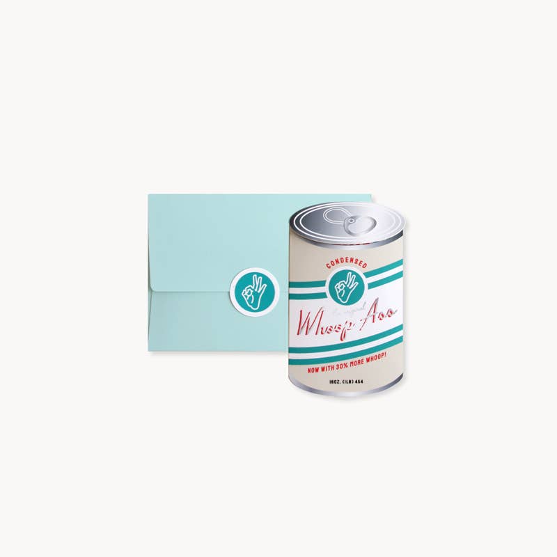 Whoop-ass Vintage-Inspired Pop-Up Card