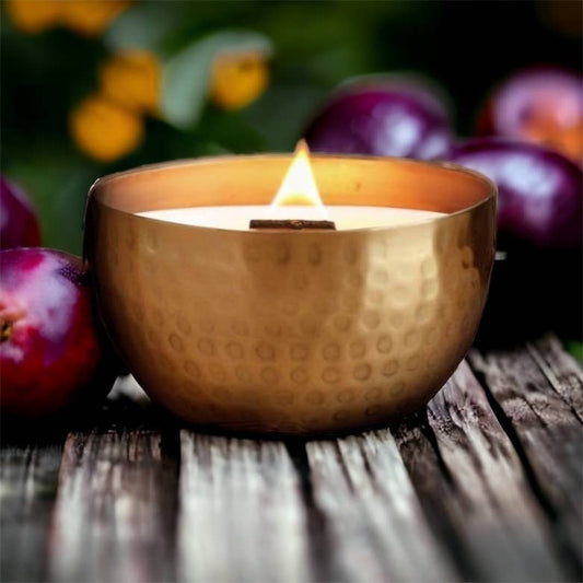 Woodland Plum & Amber Soy Candle