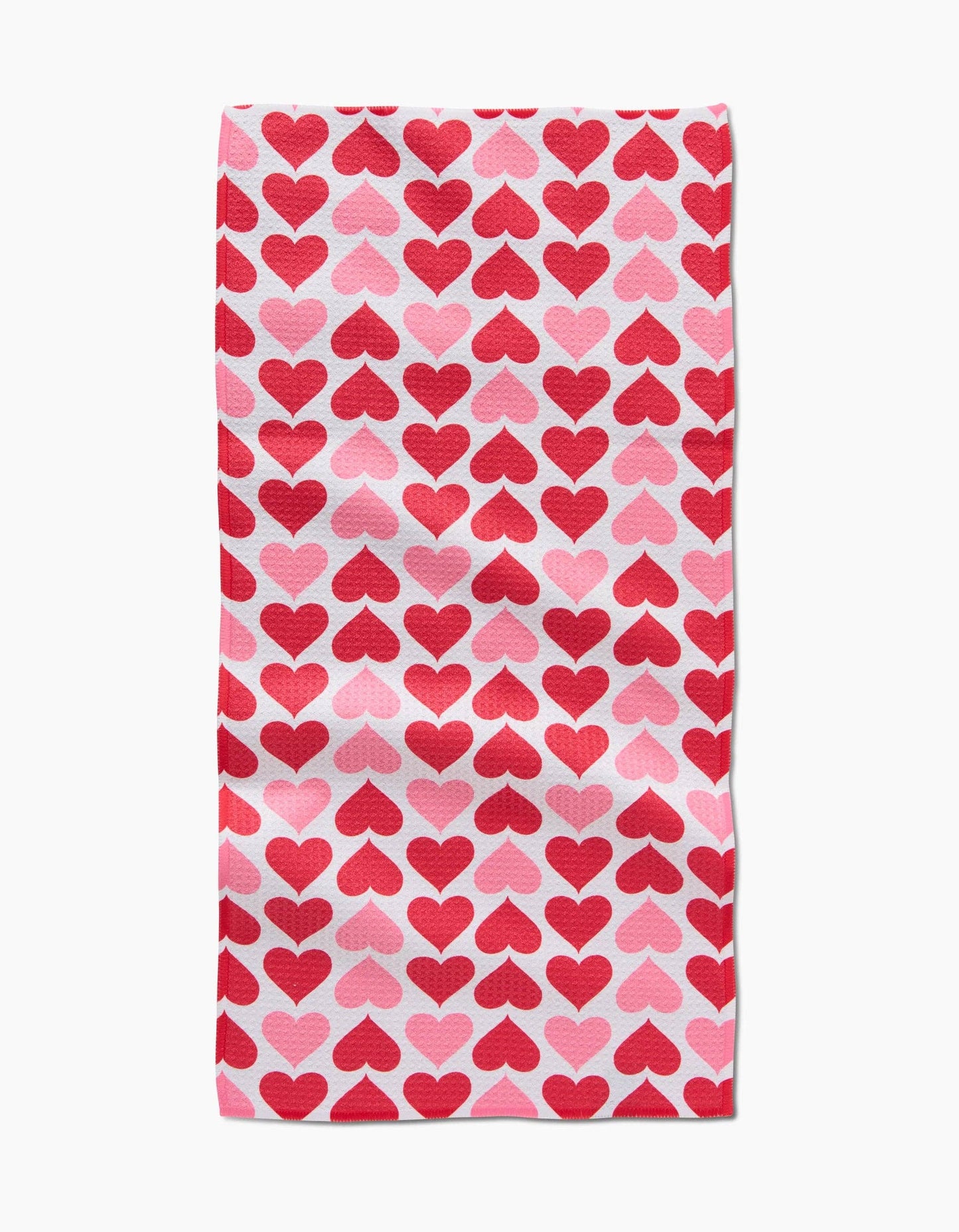 Blushing Hearts Bar Towel