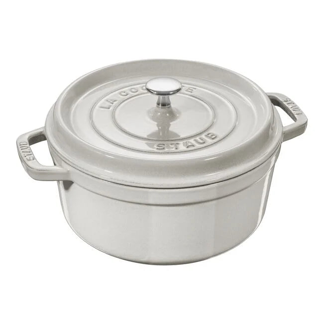 2.75 qt, Round, Cocotte, White Truffle
