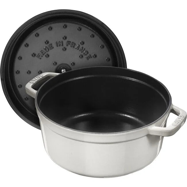 2.75 qt, Round, Cocotte, White Truffle