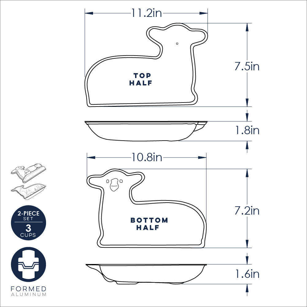 Nordic Ware 3D Lamb Cake Pan