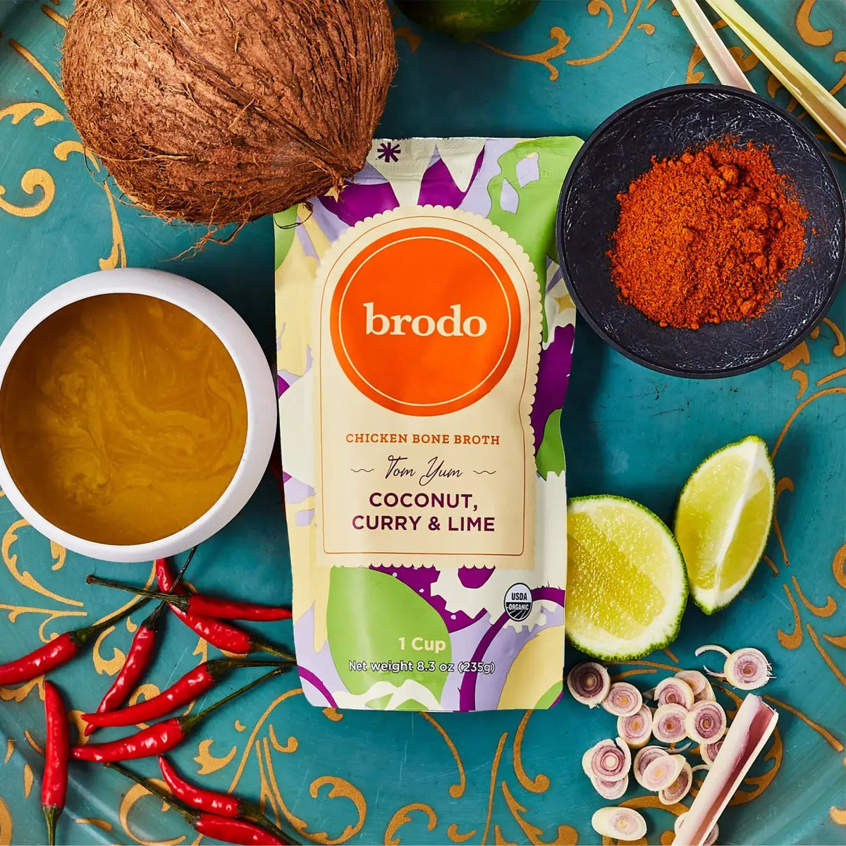 Organic Tom Yum Bone Broth