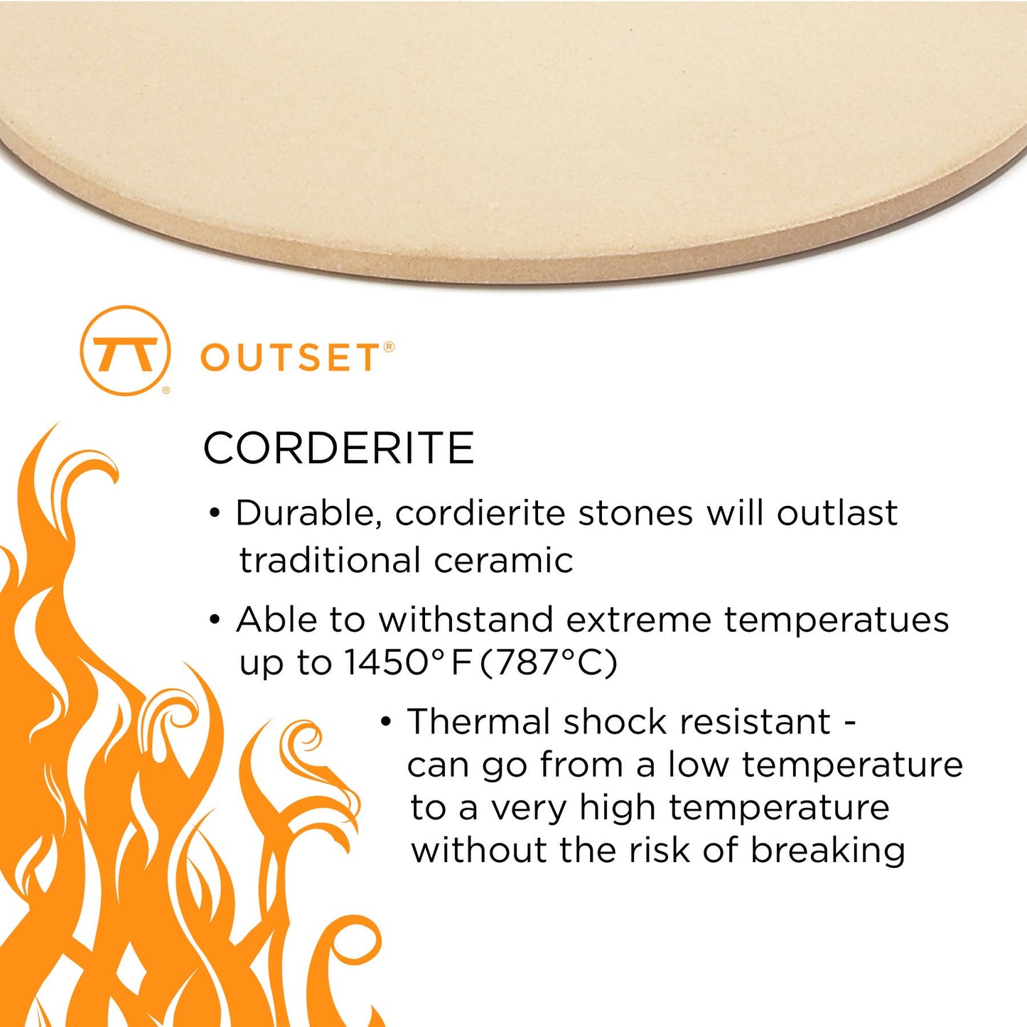 Pizza Grill Stone, 16.5"