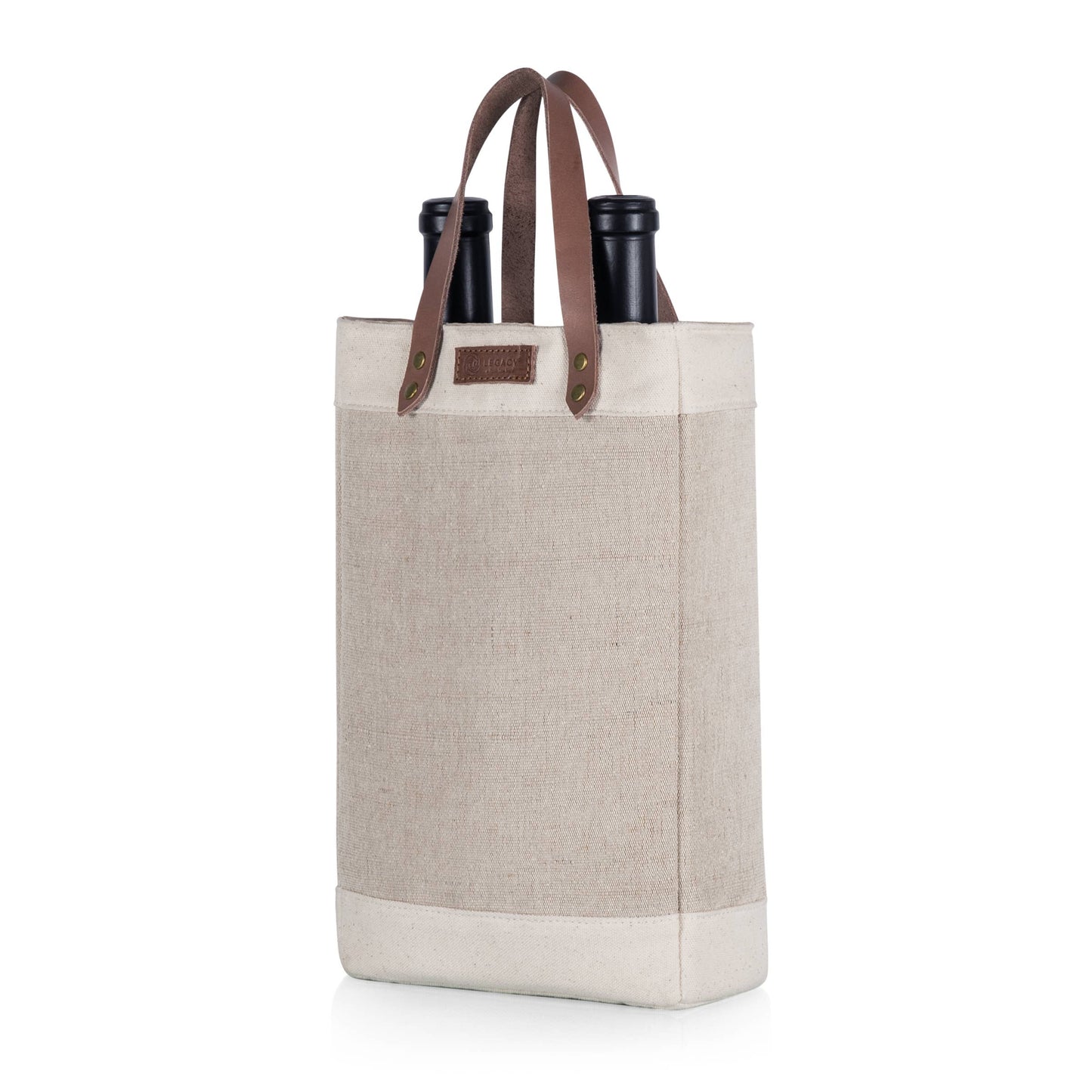 Pinot - Jute 2 Bottle Insulated Wine Bag