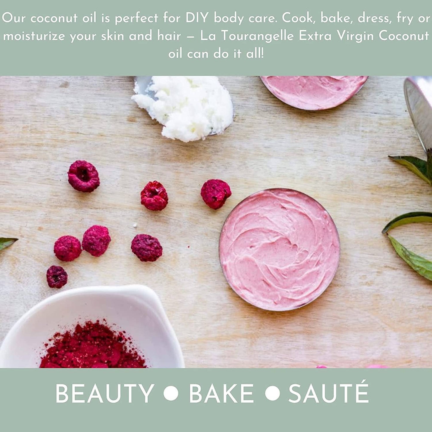 La Tourangelle Organic Virgin Unrefined Coconut Oil, 14Fl Oz