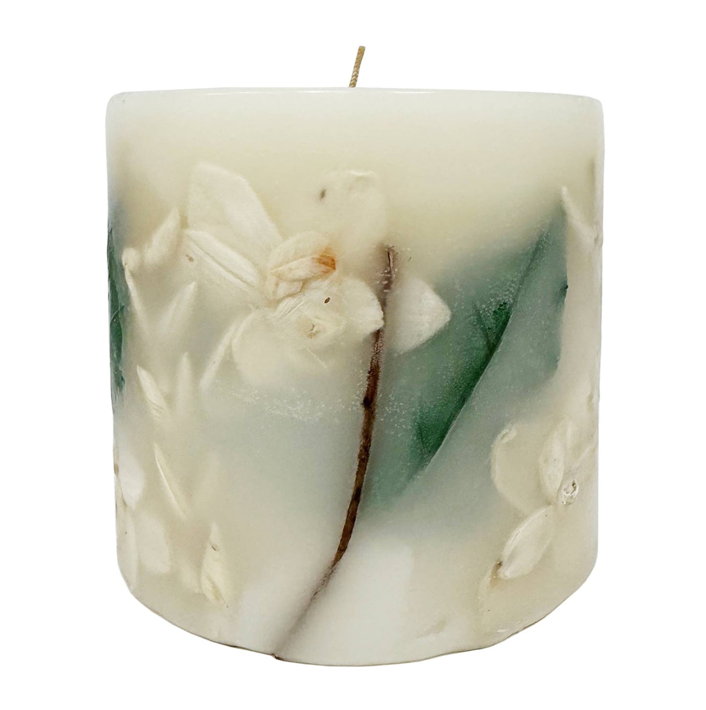 Cashmere Oak Botanical Pillar Candle
