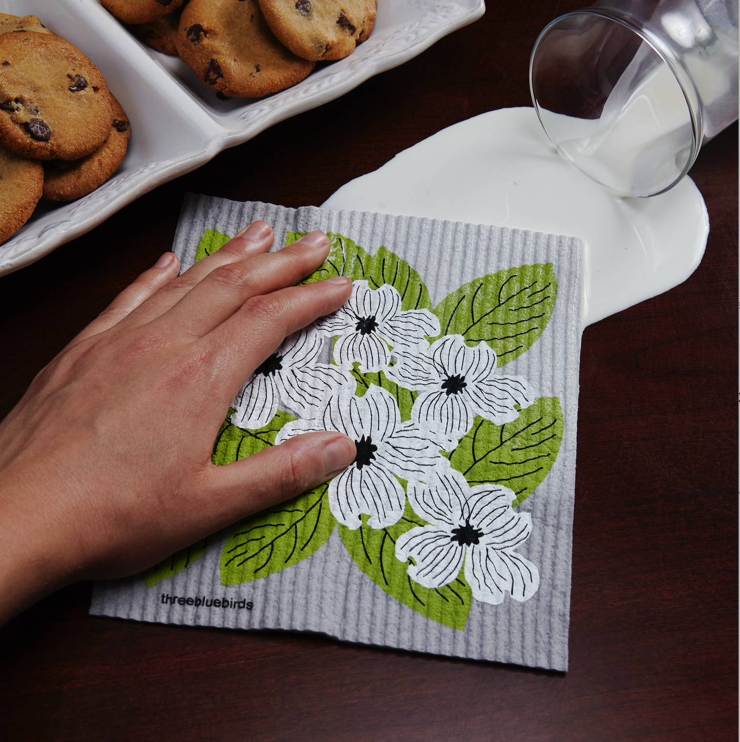 Dogwood Swedish Dishcloth