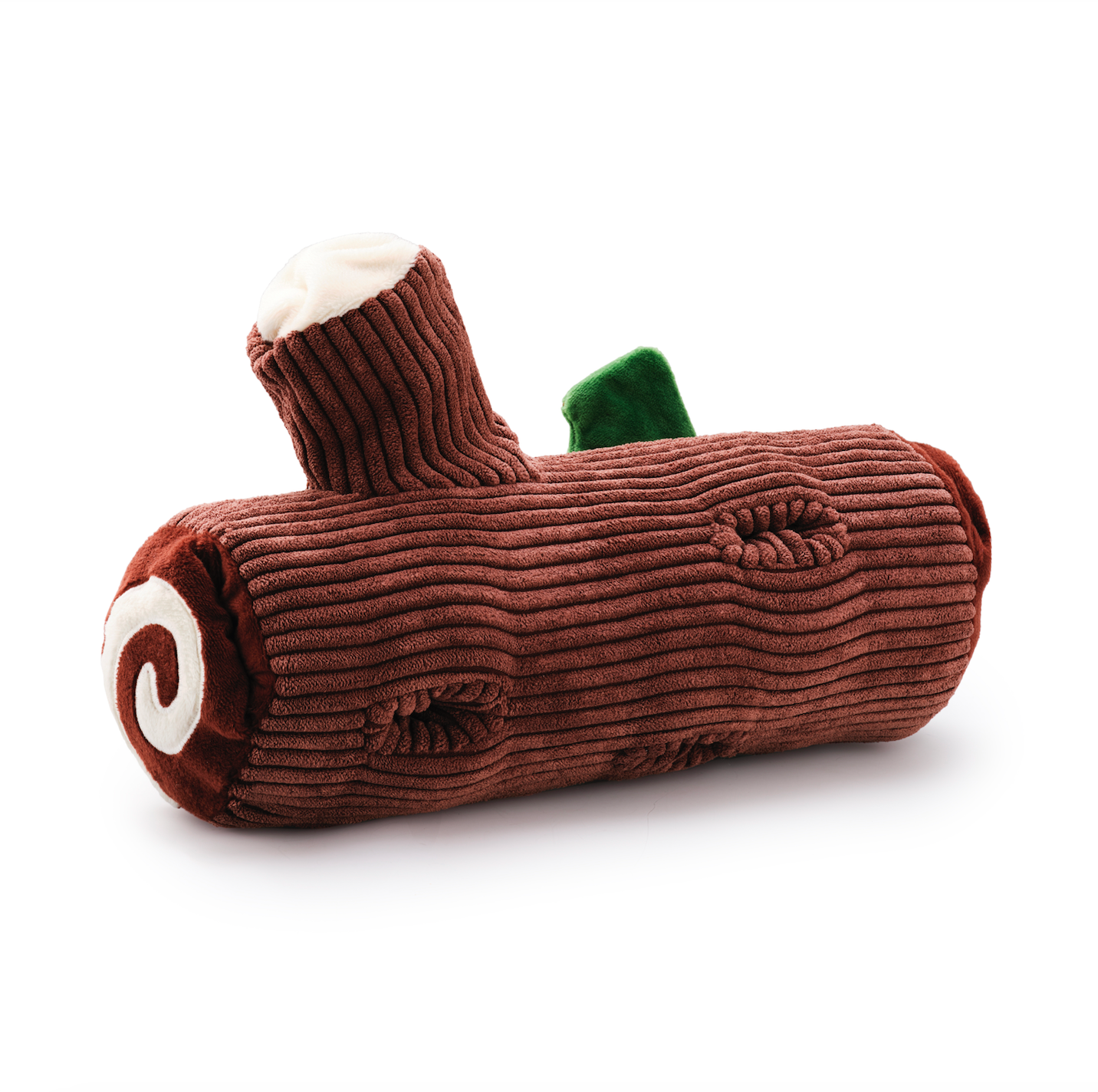 Foggy Dog Yule Log Interactive Snuffle Holiday Dog Toy
