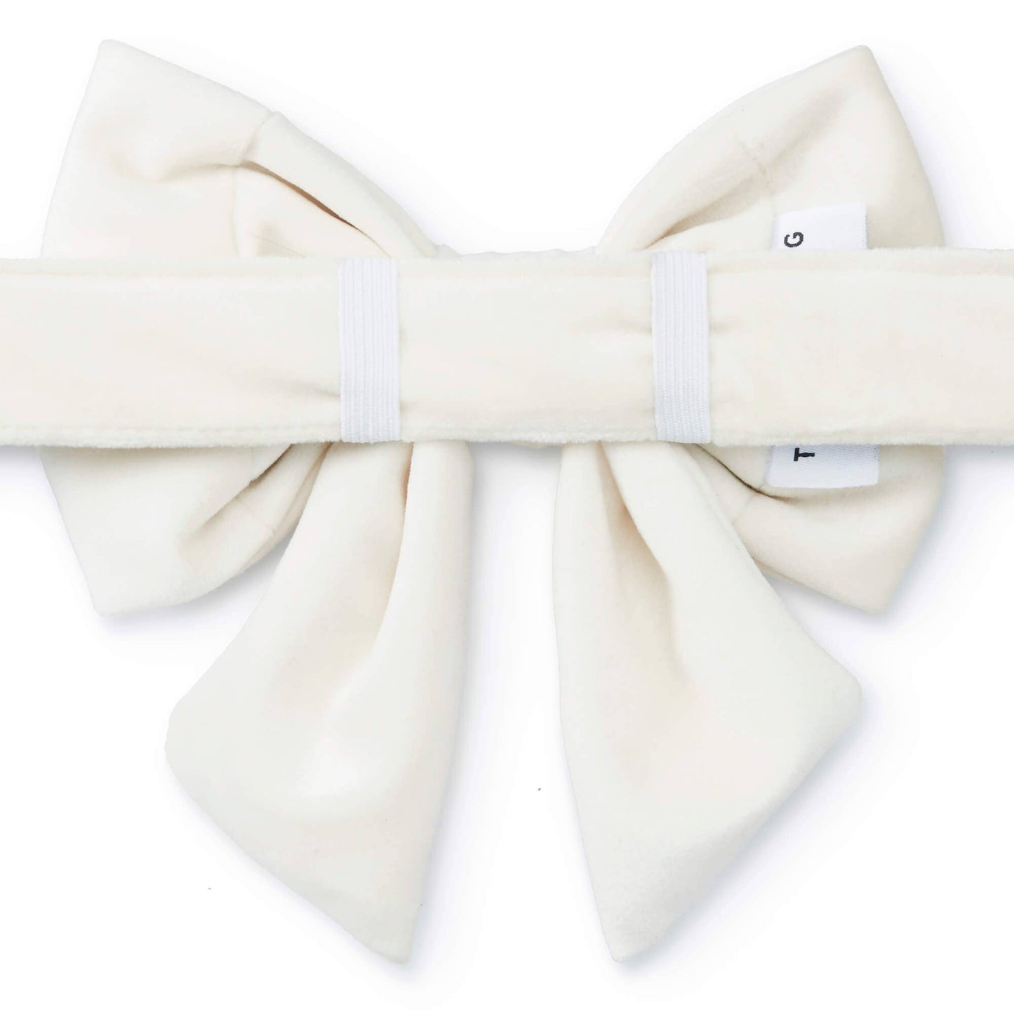 Foggy Dog - Ivory Velvet Lady Dog Bow