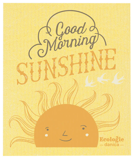 Good Morning Sun Swedish Dishcloth