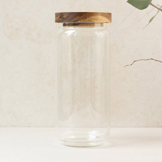 The Large Glass Canister